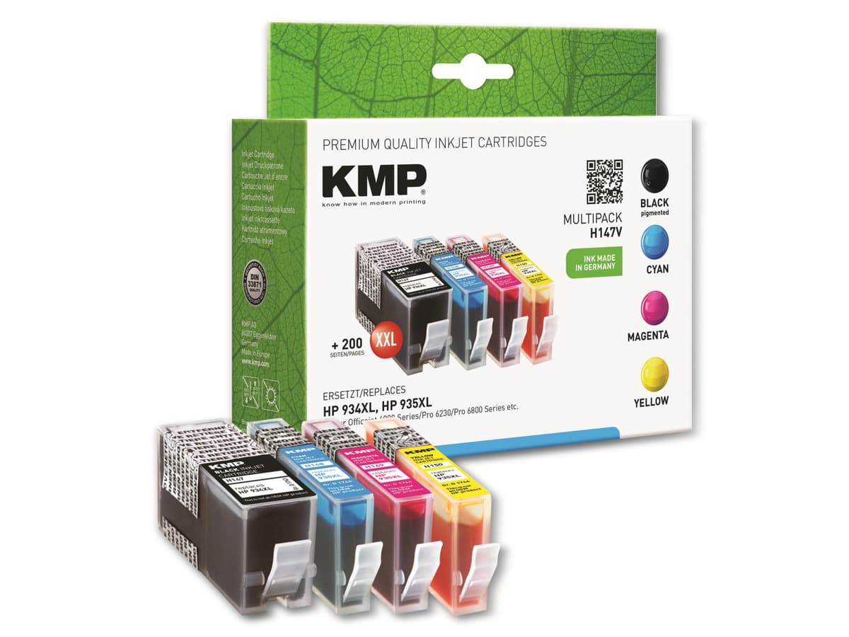 KMP Tintenpatronen-Set kompatibel für HP 934XL, HP 935XL von KMP