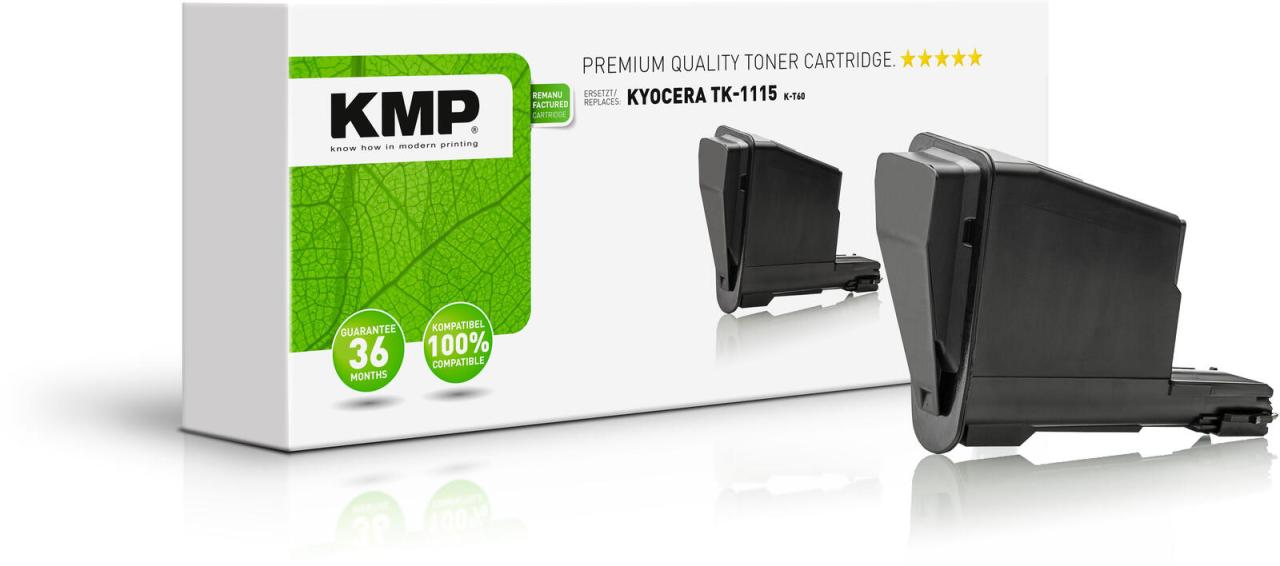KMP Toner H-T60 schwarz kompatibel zu KYOCERA TK-1115 KMP Toner H-T60 schwarz kompatibel zu KYOCERA TK-1115 von KMP