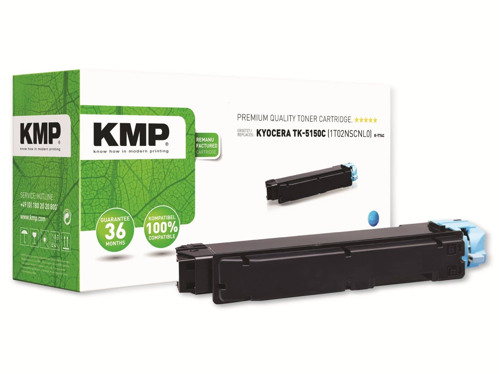 KMP Toner K-T74C, kompatibel zu KYOCERA von KMP