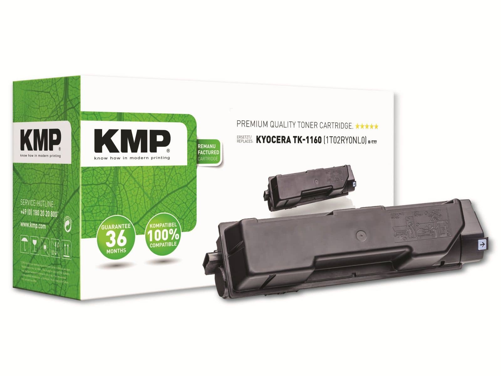 KMP Toner K-T77, schwarz von KMP