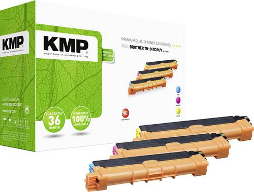 KMP Tonerkassette ersetzt Brother TN-247C, TN-247M, TN-247Y, TN247C, TN247M, TN247Y Kompatibel Cyan, von KMP