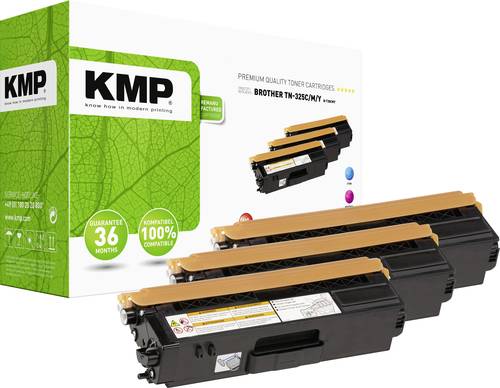 KMP Tonerkassette ersetzt Brother TN-325C, TN-325M, TN-325Y, TN325C, TN325M, TN325Y Kompatibel Cyan, von KMP