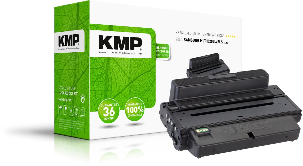 KMP Toner SA-T82 schwarz kompatibel zu SAMSUNG MLT-D205L (SU963A) von KMP