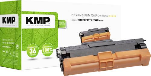 KMP Toner ersetzt Brother TN-2420 Kompatibel Schwarz 3000 Seiten B-T116 von KMP