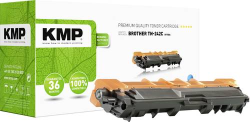 KMP Toner ersetzt Brother TN-242C, TN242C Kompatibel Cyan 1400 Seiten B-T58A von KMP