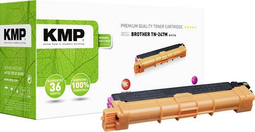 KMP Tonerkassette ersetzt Brother TN-247M, TN247M Kompatibel Magenta 2300 Seiten B-T111X von KMP