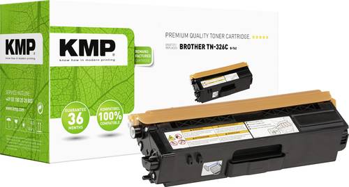KMP Tonerkassette ersetzt Brother TN-326C, TN326C Kompatibel Cyan 3500 Seiten B-T62 von KMP