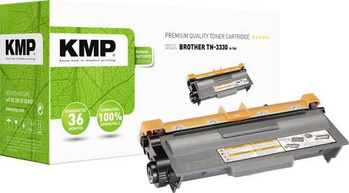 KMP Toner ersetzt Brother TN-3330, TN3330 Kompatibel Schwarz 3000 Seiten B-T88 von KMP