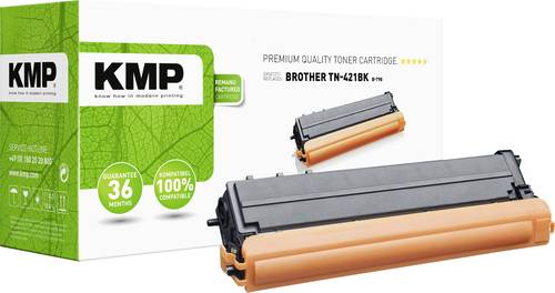 KMP Toner ersetzt Brother TN-421BK, TN421BK Kompatibel Schwarz 3000 Seiten B-T98 von KMP