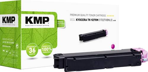 KMP Toner ersetzt Kyocera 1T02TVBNL0, TK-5270M Kompatibel Magenta 6000 Seiten K-T87 2923,0006 von KMP