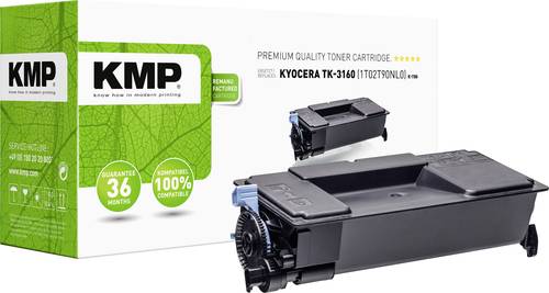 KMP Toner ersetzt Kyocera TK-3160 Kompatibel Schwarz 14000 Seiten K-T80 von KMP