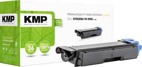 KMP Tonerkassette ersetzt Kyocera TK-590C Kompatibel Cyan 5000 Seiten K-T53 von KMP