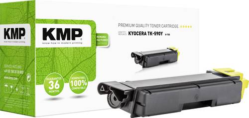 KMP Tonerkassette ersetzt Kyocera TK-590Y Kompatibel Gelb 5000 Seiten K-T55 von KMP