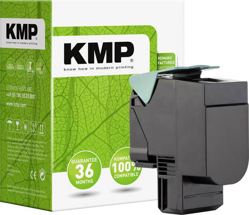KMP Toner ersetzt Lexmark 71B0020 Kompatibel Cyan 2300 Seiten L-T110C 3930,0003 von KMP