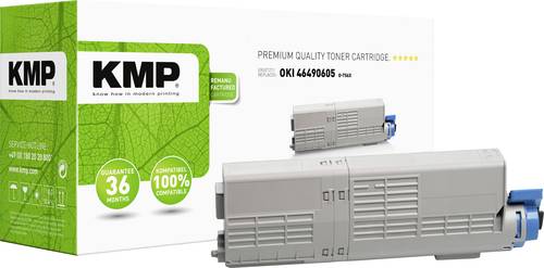 KMP Toner ersetzt OKI 46490605 Kompatibel Gelb 6000 Seiten O-T56X 3361,3009 von KMP