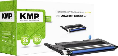 KMP Tonerkassette ersetzt Samsung CLT-C406S Kompatibel Cyan 1000 Seiten SA-T54 von KMP