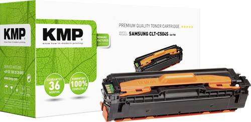 KMP Tonerkassette Kompatibel ersetzt Samsung CLT-C504S Toner Cyan 1800 Seiten SA-T58 von KMP