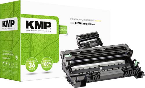 KMP Trommeleinheit ersetzt Brother DR-3300, DR3300 Kompatibel Schwarz 30000 Seiten B-DR21 von KMP