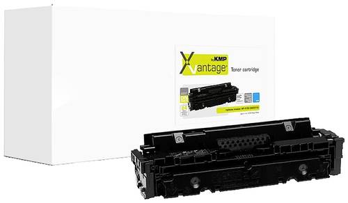 KMP Xvantage Toner ersetzt HP 415X (W2031X) Cyan 6000 Seiten Kompatibel Toner von KMP