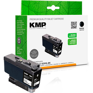 KMP  schwarz Druckerpatrone kompatibel zu brother LC-3239XLBK von KMP