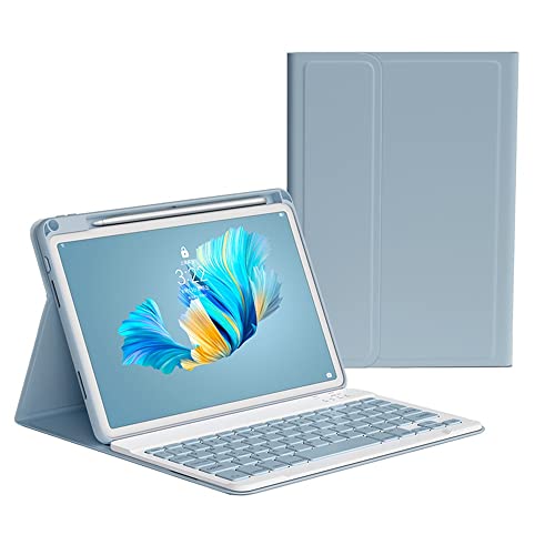 KMXDD Tastaturhülle für iPad 10 / 9 / 8 / 7. Generation, iPad Air 5. und 4. Generation Pro 10,5 Zoll (10,5 Zoll), abnehmbare kabellose Bluetooth-Tastatur (iPadAir4/iPadAir5/iPadPro11, von KMXDD