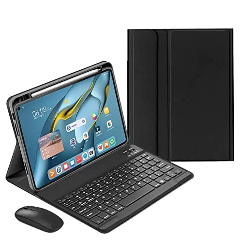 KMXDD iPad 9. Generation Tastaturhülle Maus iPad 8. 7. Generation iPad Air 3. Generation iPad Pro 10,5 Zoll Tastaturhülle Farbtasten abnehmbare Bluetooth-Tastatur (schwarz) von KMXDD