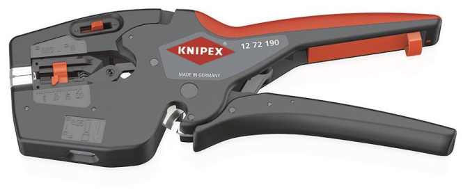 Knipex Elektriker-Multiwerkzeug NexStrip Schneiden,Abisolieren,Crimpen 1272190SB Knipex Elektriker-Multiwerkzeug NexStrip Schneiden,Abisolieren,Crimpen 1272190SB von KNIPEX-WERK