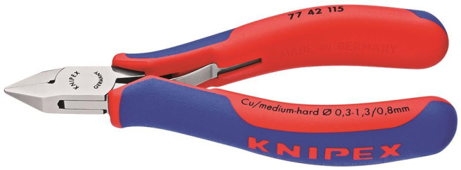 Knipex Elektronik-Seitenschneider 115mm Kopf spiegelpoliert 7742115 Knipex Elektronik-Seitenschneider 115mm Kopf spiegelpoliert 7742115 von KNIPEX-WERK