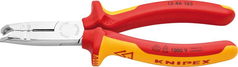Knipex VDE-Abmantelungszange 1346165 8-13mmØ 165mm Knipex VDE-Abmantelungszange 1346165 8-13mmØ 165mm von KNIPEX-WERK