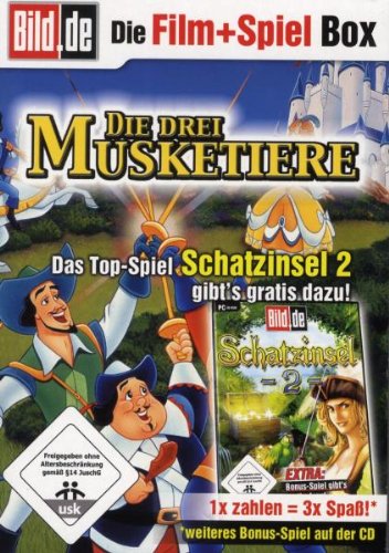 Die Film + Spiel Box (Die Drei Musketiere + Schatzinsel 2) [2 DVDs] von KNM Home Entertainment GmbH