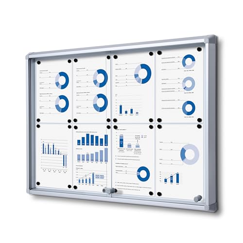 KNOBLOCH Schaukasten SAKNO 301, Aluminiumrahmen, Reinweiß RAL9010 GA/SG, Wandmontage, passt für 8X DIN A4 KNOBLOCH Schaukasten SAKNO 301, Aluminiumrahmen, Reinweiß RAL9010 GA/SG, Wandmontage, passt für 8X DIN A4 von Max Knobloch