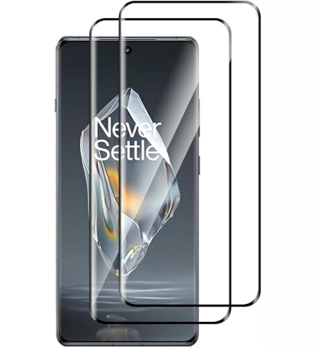 KNOXS 2 Stück Displayschutzfolie für OnePlus 12R, Schutzfolie 9H Gehärtetem Glas Schutzglas Displayschutz [Anti-Kratzen, HD] von KNOXS