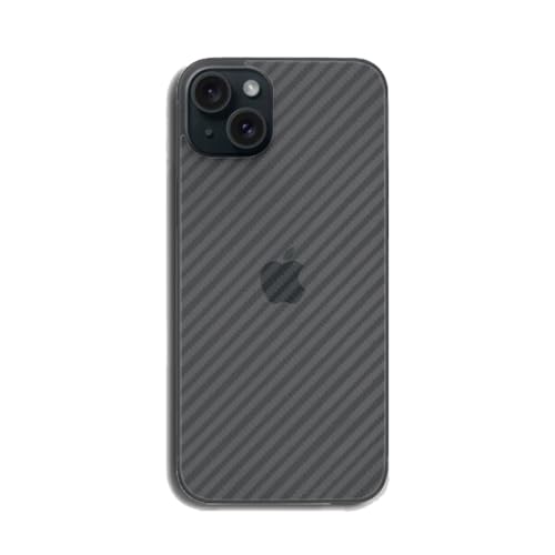 KNOXS 3 Stück Hinten Folie für iPhone 15, Weiches Hinten Schutz PVC Rückseitige Matte Textur Anti-Fingerabdruck Anti-Kratzen iPhone 15 Hinten Schutzfolie -Transluzent von KNOXS