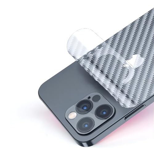 KNOXS 3 Stück Hinten Folie für iPhone 15 Pro, Weiches Hinten Schutz PVC Rückseitige Matte Textur Anti-Fingerabdruck Anti-Kratzen iPhone 15 Pro Hinten Schutzfolie -Transluzent von KNOXS