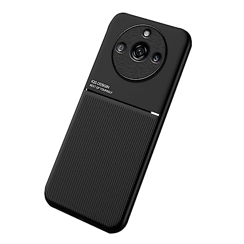 KNOXS Handyhülle für Realme 11 Pro/Realme 11 Pro Plus Hülle mit Magnetischen Autohalterung [Weich TPU Bumper] Stoßfest Kratzfest Dünn Hochwertig Schutzhülle (Schwarz) von KNOXS