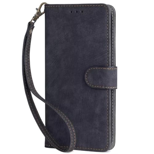 KNOXS Handyhülle für Ulefone Armor 26 Ultra Hülle mit RFID Blockierendem Ständer TPU Innenschale mit Stoßfester Klapphülle, PU Wallet Schutzhülle (Schwarz) von KNOXS