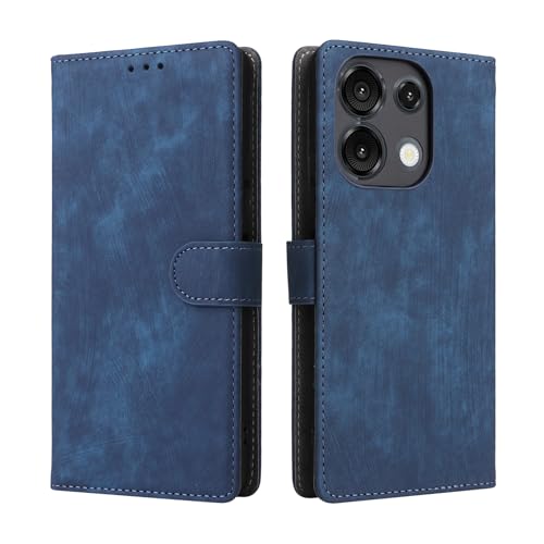 KNOXS Handyhülle für Umidigi G9 5G Hülle mit RFID Blockierendem Ständer TPU Innenschale mit Stoßfester Klapphülle, PU Wallet Schutzhülle (Blau) von KNOXS