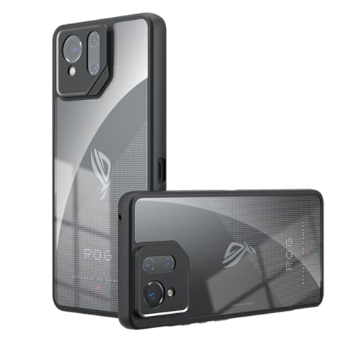 KNOXS Hülle Kompatibel mit Asus ROG Phone 9 Pro, Transparent [Nie Vergilbung] Weiche TPU Stoßstange Stoßfest, Leichtgewicht PC Handyhülle (Transparent) von KNOXS