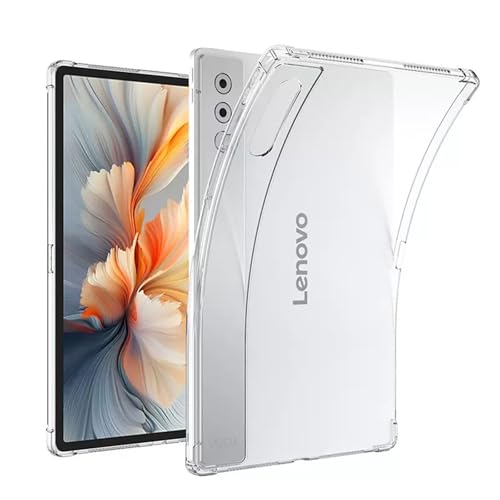 KNOXS Hülle Kompatibel mit Lenovo Yoga Tab Plus/Pad Pro 12.7, Slim Weiches Tup Stoßfest Schutzhülle,Nie Vergilbung(Crystal Clear) Case Cover von KNOXS