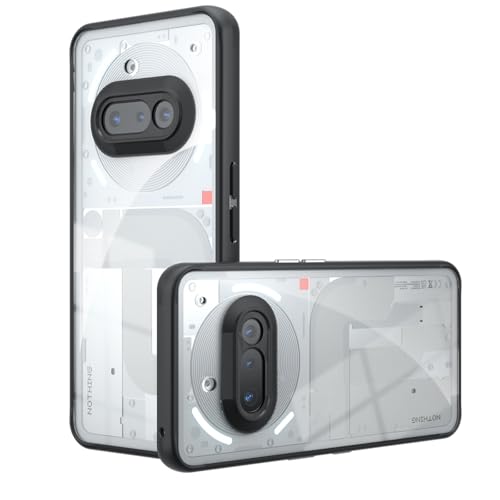 KNOXS Hülle Kompatibel mit Nothing Phone 3a, Transparent [Nie Vergilbung] Weiche TPU Stoßstange Stoßfest, Leichtgewicht PC Handyhülle (Transparent) von KNOXS