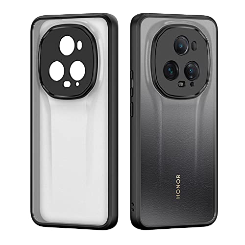 KNOXS Hülle für Honor Magic 5 Pro, Transparent [Nie Vergilbung] Weiche TPU Stoßstange Stoßfest, Leichtgewicht PC Handyhülle (Transparent) von KNOXS