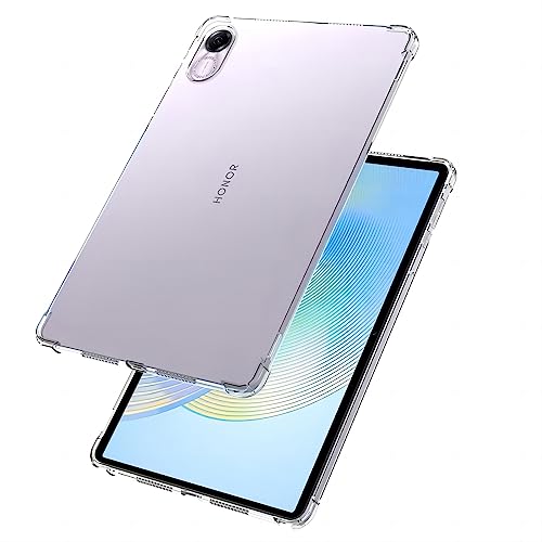 KNOXS Hülle für Honor Pad X9/Honor Pad X8 Pro, Slim Weiches Tup Stoßfest Schutzhülle,Nie Vergilbung(Crystal Clear) Kompatibel mit Honor Pad X9/Honor Pad X8 Pro Case Cover (Transparent) von KNOXS