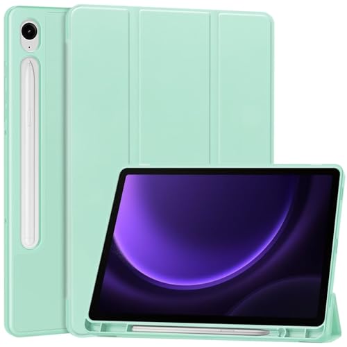 KNOXS Hülle für Huawei MatePad 11.5 S, Hochwertiges Weich TPU Mit S-Pen Halter Schutzhülle Hülle, [Automatischem Schlaf/Aufwach] für Huawei MatePad 11.5 S Hülle (Grün) von KNOXS