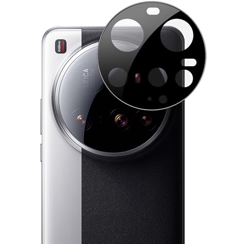 KNOXS Kameraschutz Kompatibel mit Xiaomi 15 Ultra, 3 Stück Handy Kamera Lens Schutzfolie HD Transparent 9H Härte Anti-Kratzer（Schwarz） von KNOXS