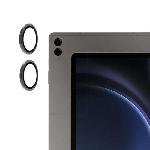 KNOXS Kameraschutz für Samsung Galaxy Tab S9 FE Plus, Anti-Kratzer HD 9H Harte Ringe Kamera Schutzfolie Anti-Scratch Ultradünn Gehärtetem Glas Linse Schutzfolie -Schwarz KNOXS Kameraschutz für Samsung Galaxy Tab S9 FE Plus, Anti-Kratzer HD 9H Harte Ringe Kamera Schutzfolie Anti-Scratch Ultradünn Gehärtetem Glas Linse Schutzfolie -Schwarz von KNOXS