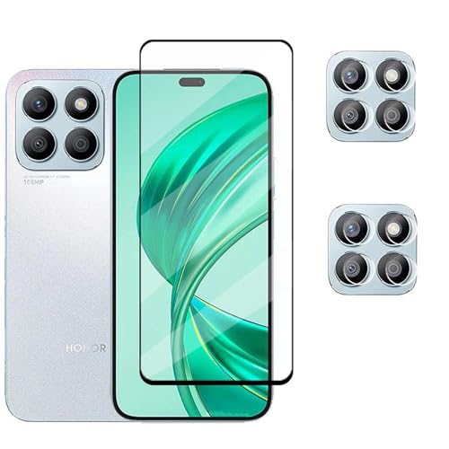 KNOXS Panzerglas für Schutzfolie für Honor X8b, 1 Stück Schutzglas und 2 Stück Kamera Schutzfolie, 9H Härte HD Glas Folie Displayschutzfolie [Sensitive Touch] (Transparent) von KNOXS