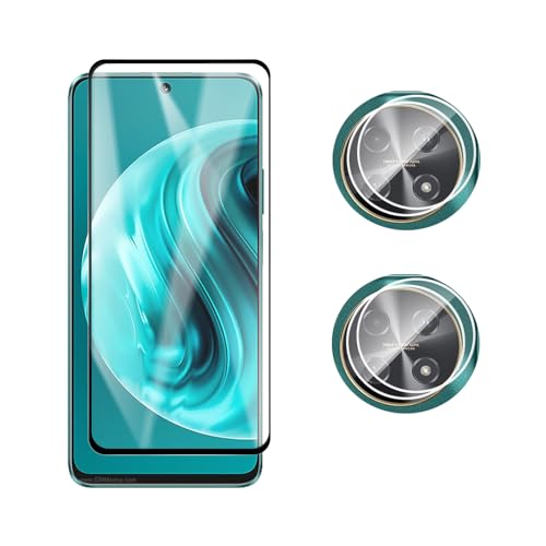 KNOXS Panzerglas für Schutzfolie für Huawei nova 12i, 1 Stück Schutzglas und 2 Stück Kamera Schutzfolie, 9H Härte HD Glas Folie Displayschutzfolie [Sensitive Touch] (Transparent) von KNOXS