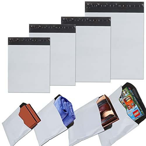 Versandtaschen Plastik 4 Größen Versandbeutel Blickdicht Selbstklebend Versandtaschen Warensendung Groß Versandtüten für Kleidung Logistikverpackungen Transport Verpackungskarton 50Stück Versandtaschen Plastik 4 Größen Versandbeutel Blickdicht Selbstklebend Versandtaschen Warensendung Groß Versandtüten für Kleidung Logistikverpackungen Transport Verpackungskarton 50Stück von KNOXS