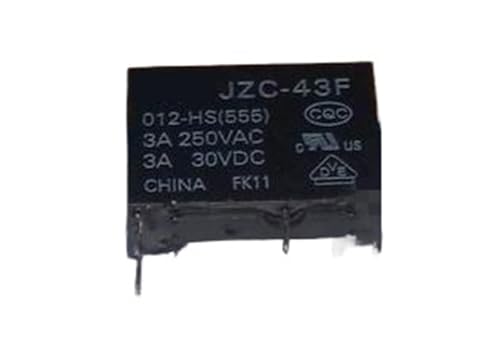 10 Teile/los Leistungsrelais JZC-43F-012-HS (555) 4 PIN von KNWHGGKCV