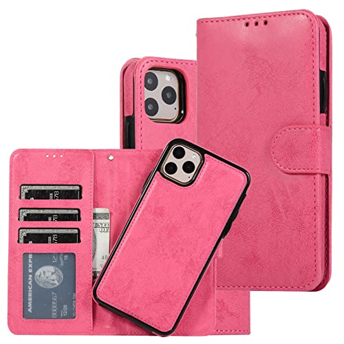 KOAHS Handyhülle für iPhone 14/14 Pro/14 Plus/14 Pro Max,Handyhülle Flipcase Schutzhülle Magnet Handyhülle Standfunktion mit Kartenfächer Case Kompatibel,Rose pink,14 Pro 6.1'' KOAHS Handyhülle für iPhone 14/14 Pro/14 Plus/14 Pro Max,Handyhülle Flipcase Schutzhülle Magnet Handyhülle Standfunktion mit Kartenfächer Case Kompatibel,Rose pink,14 Pro 6.1'' von KOAHS